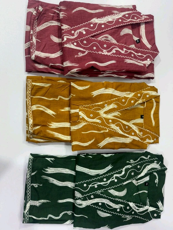 SF2 5400 DISIGNER CORD- SET  beautifully decorated with hand embroidery weaving PREMIUM COTTON WITH MIRROR WORK  - Green, L-40