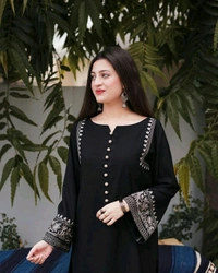 SF2 5429 Reyon aari work kurta Pant set. Get your hands on our beautiful   - L-40