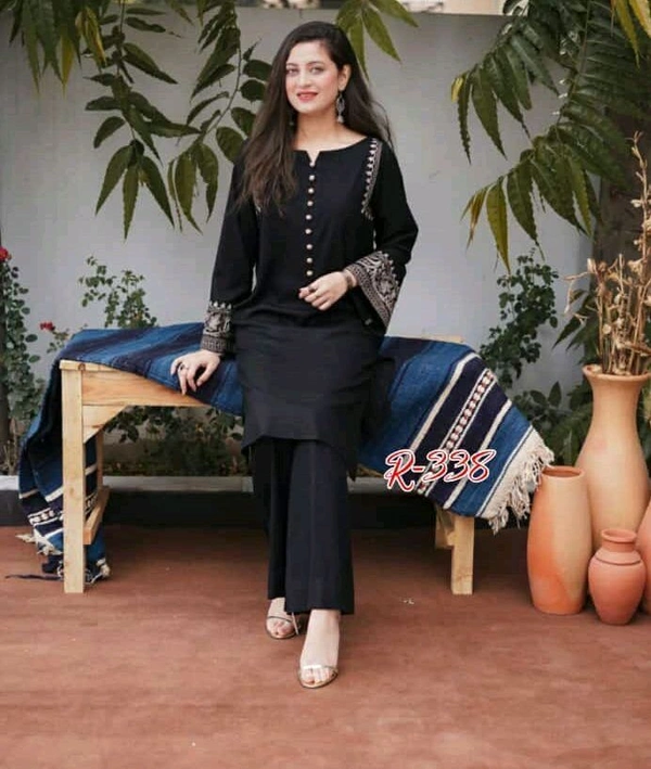 SF2 5429 Reyon aari work kurta Pant set. Get your hands on our beautiful   - L-40