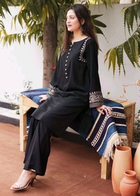 SF2 5429 Reyon aari work kurta Pant set. Get your hands on our beautiful   - L-40