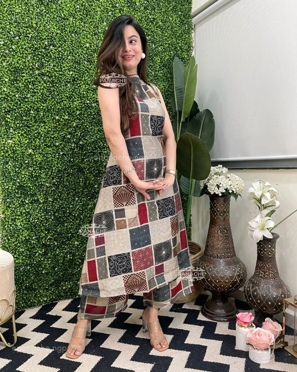 SF3 5444 New Floral plaso set* Print on -Muslin digital print - XL-42