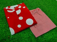 SF2 5449 Premium  cotton kurti Pent set  designer Co-erd set in Aline pattern   - Red, M-38