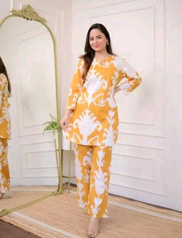 SF2  5454 Beautiful  Rayon Fabric Codeset - Yellow, M-38