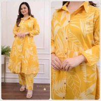 SF2  5461 A Beautiful cotton co-ord set that's perfect for work   - M-38, Yellow