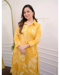 SF2  5461 A Beautiful cotton co-ord set that's perfect for work   - L-40, Yellow