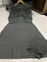 SF3  5464 finest Cotton Slub  and bold shade of CollarCo-Ord set Cotton SlubBoth side pocket - M-38