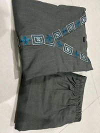 SF3  5464 finest Cotton Slub  and bold shade of CollarCo-Ord set Cotton SlubBoth side pocket - L-40