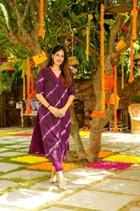 SF2  5465  Kurti set  Very amazing kurti pant set in Prosen print  - 2XL-44