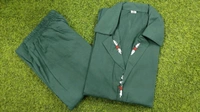 SF2  5470 "Stay cool and stylish  long with our sleeveless Cotton  kurta pant set -  - Green, L-40