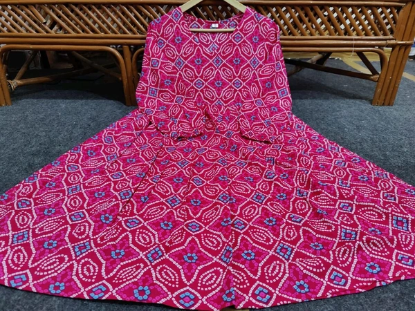 SF2  5476 *New Beautiful  printed Lotus flower  cotton middi Gown dress  - XL-42