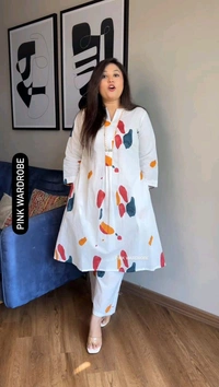 SF2  5481 *Full heavy cotton Featuring beautiful Heavy CORD-SET Suit  - 2XL-44