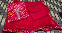 SF2  5498 New  Bandhani  Special Sequence Work On kurta and Plain Malmal Duppata  - 3XL-46