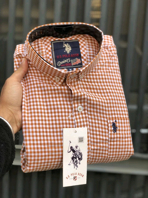 5504 *_TREND to be FASHION_**SHIRT* with COTTON stuf SMART Stitchin STANDARD - Orange, XL-42
