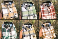 5506 VERY HIGH DEMANDED CLASSIC SHIRT’S BRAND -LV & AMIRI - Brown, XL-42