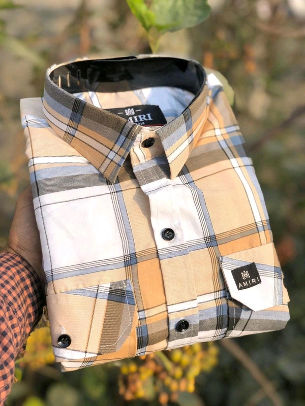 5506 VERY HIGH DEMANDED CLASSIC SHIRT’S BRAND -LV & AMIRI - Web Orange, XL-42
