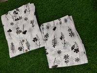 SF3  5512 Simple our latest launch  Pure Cotton kurti with leaf print with Plazo  Cotton One Side Pocket in Kurti - XL-42