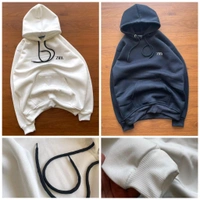 5515 Hoodie With Hood along  Kangaroo pocket ZARA LogoHigh quality f - Navy Blue, 2XL-44