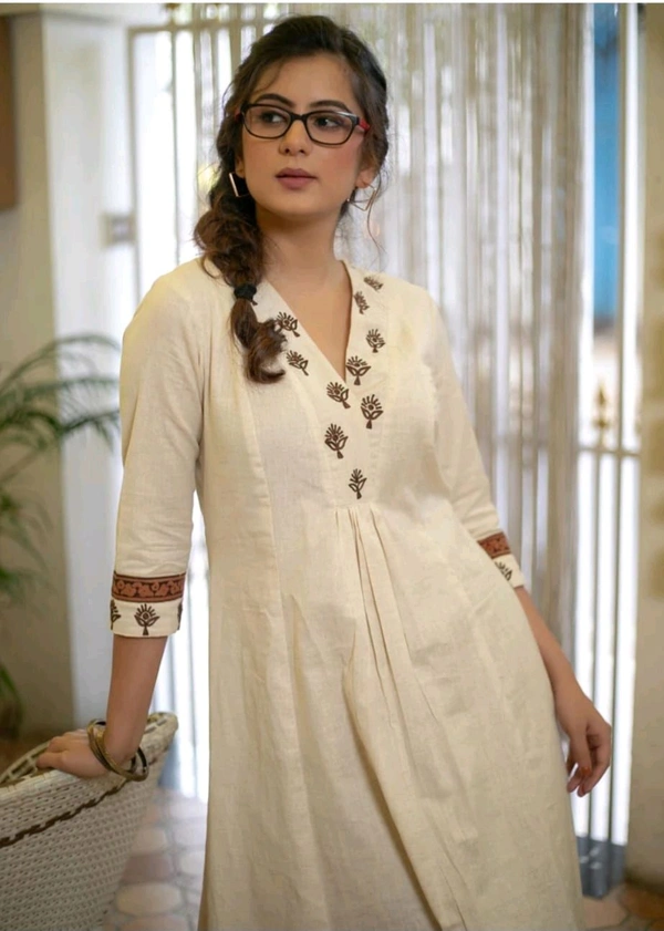 SF2  5521 REYON Fabric.A Line Kurta Set comfort and style  embroidery bordetside - XL-42
