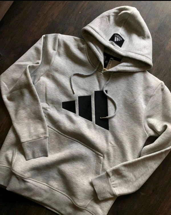 5527  Winter Hoodie Collection Brand - Adidas  Premium Fabric: Heavy GSM - White, M-38