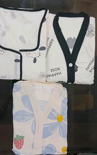 KD18  5532 *KOREAN PREMIUM CUTE PRINTED NIGHTWEAR* - Blue, FREE SIZE