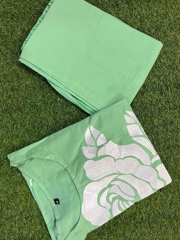 NEV 5591 pure cotton range coord sets comes to - Green, XL-42