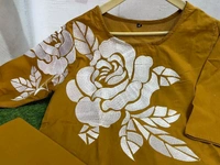 NEV 5591 pure cotton range coord sets comes to - Yellow, M-38