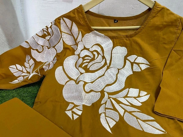 NEV 5591 pure cotton range coord sets comes to - Yellow, M-38