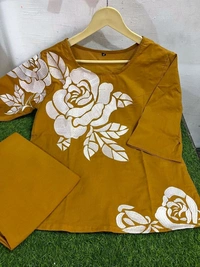 NEV 5591 pure cotton range coord sets comes to - Yellow, M-38