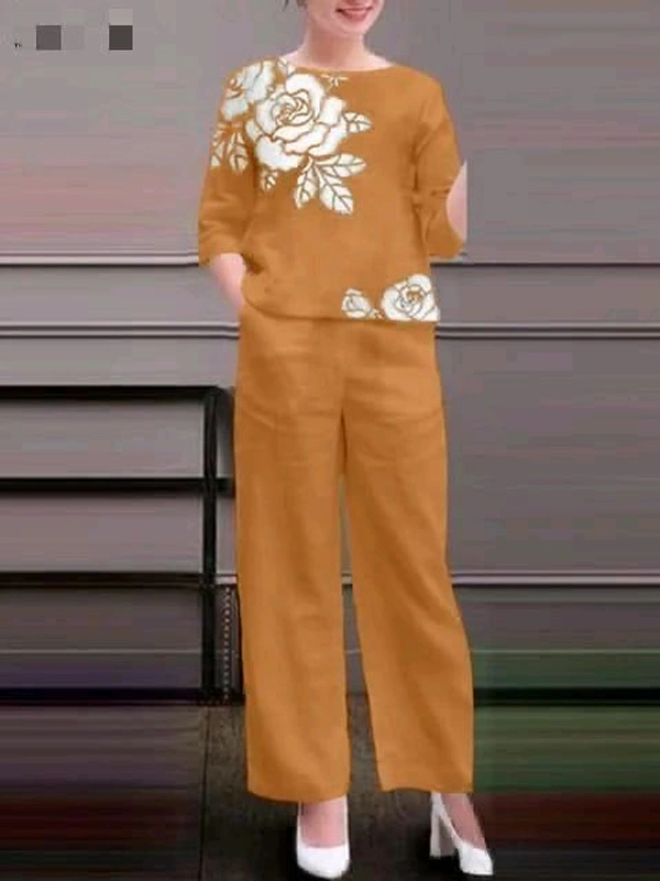 NEV 5591 pure cotton range coord sets comes to - Yellow, L-40