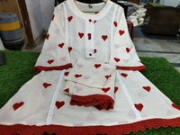 KDC 5604   Beautiful Cotton  Co-ord Design for Gorgeous ladies  New to our smart premium woven cotton co-ord set  less work  One Side Pocket  - M-38
