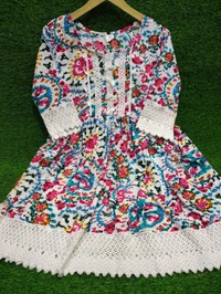 SF2  5610 *Launching New summer Semi Muslin collection top  - M-38