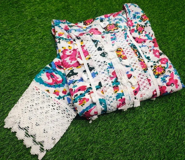 SF2  5610 *Launching New summer Semi Muslin collection top  - M-38