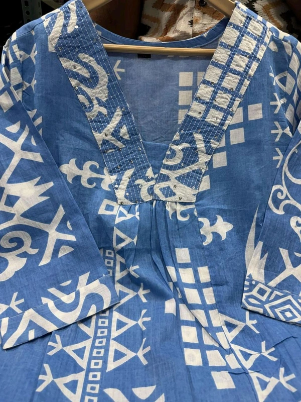 SF5  5612 Beautiful Branded Pure Cotton  Co-ord Set With  pant* - M-38