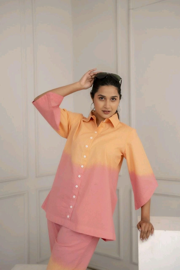 KDJ 5619 🌹💥 NEW DESIGN COTTON  CO-ORD SET - Blush Pink, 2XL-44