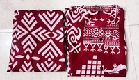 SF5 5620 *Newest Jaipur print _aline cord -set 
Design Kurti with side pocket*

 - Maroon, L-40