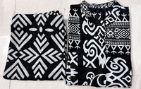 SF5 5620 *Newest Jaipur print _aline cord -set 
Design Kurti with side pocket*

 - Black, L-40
