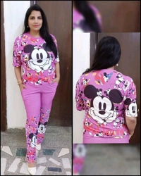KD18  5623 Mickey 🐭 mouse 
Both side pocket imported stretchable High quality 
 - pink, 38-