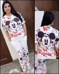 KD18  5623 Mickey 🐭 mouse 
Both side pocket imported stretchable High quality 
 - White, 40-