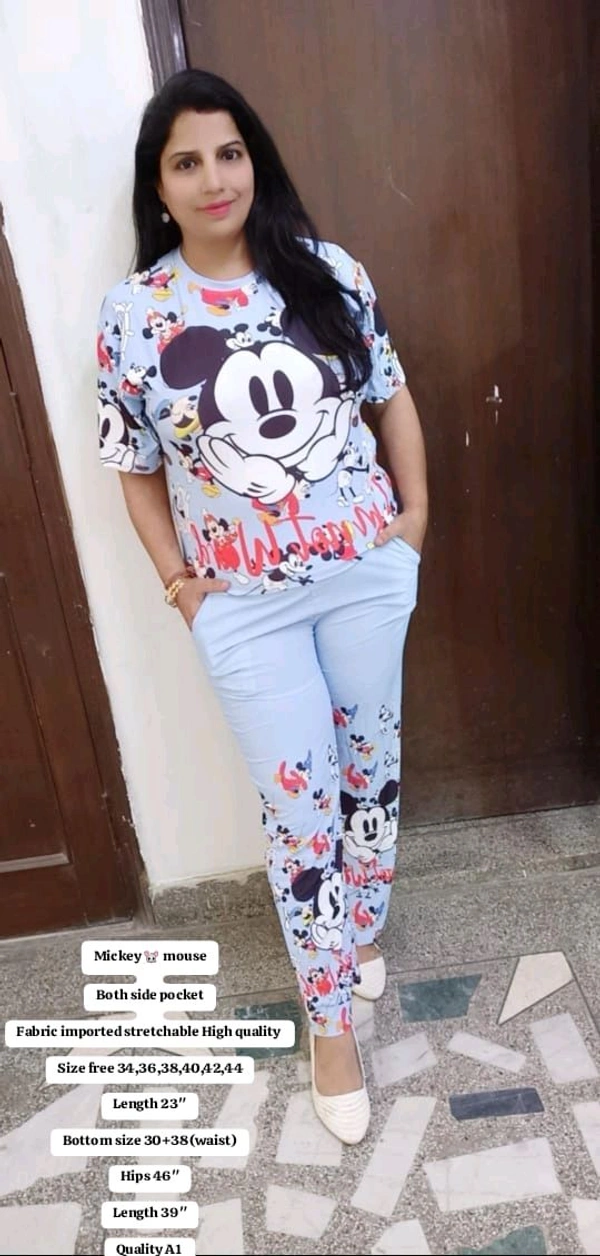 KD18  5623 Mickey 🐭 mouse 
Both side pocket imported stretchable High quality 
 - Blue, 38-