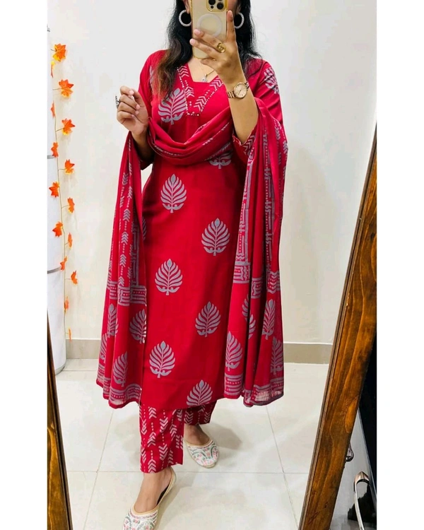 KDJ 2628 *Heavy Cotton*  Sequence Work Kurti with Hand work Pant 


 - Maroon, XL-42