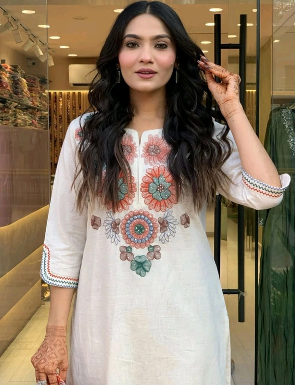 SF5 5630   Chic Brush Printed Co-ord Sets  South Cotton flex Work: Embroidery - 2XL-44