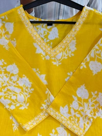 SF5 5632 Pure Heavy Cotton*kurti  Pant With Duptta 
 - M-38