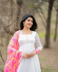 DSS 5633 Soft Georgette SLPASH ANARKALI Kurta Pant With Duptta 
 - M-38