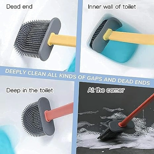 Silicon Toilet Cleaner Brush