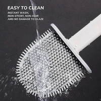 Silicon Toilet Cleaner Brush