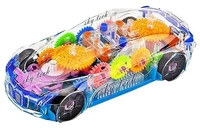 Transparent car 3D Concept Car Toy for Kids with 360 Degree Rotation