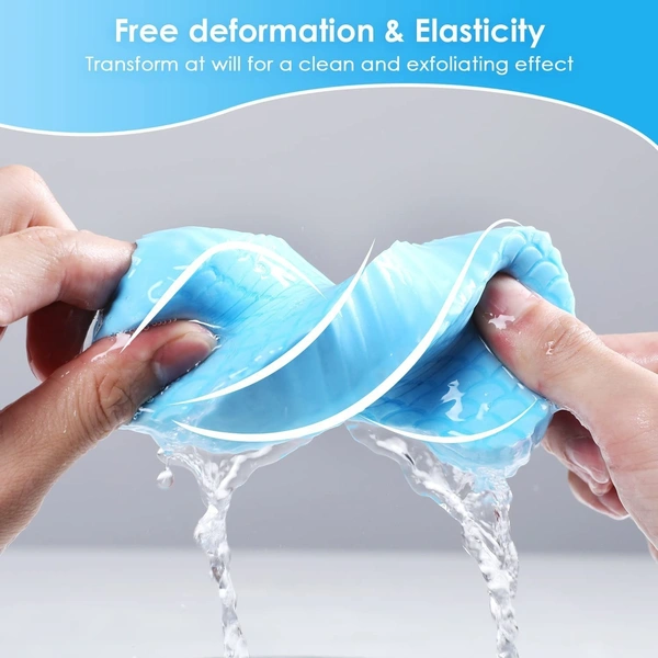 ody Scrubber Exfoliating 3D Bath Sponge - Dead Skin Sponge, Super Soft Body Shower Sponge to Spa, Reusable for Adults, Children and Pregnant Women - 1 Pc 
