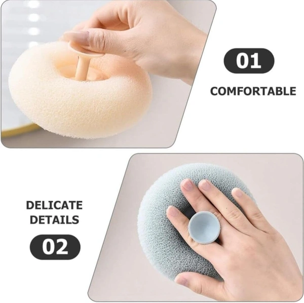 Bath Sponge Body Scrubber Mesh for Men Women | 2-in-1 Bath Super Soft Suction Cup Bath Brush, Bath Shower Loofah Sponge, Exfoliating Bath Sponge Cleaning Brush for Body