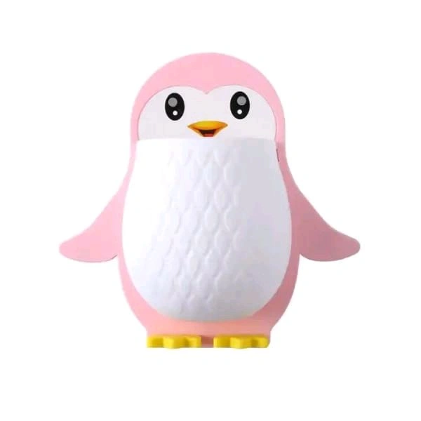 PENGUIN SHAPE WALL MOUNTED TOOTHPASTE HOLDER 