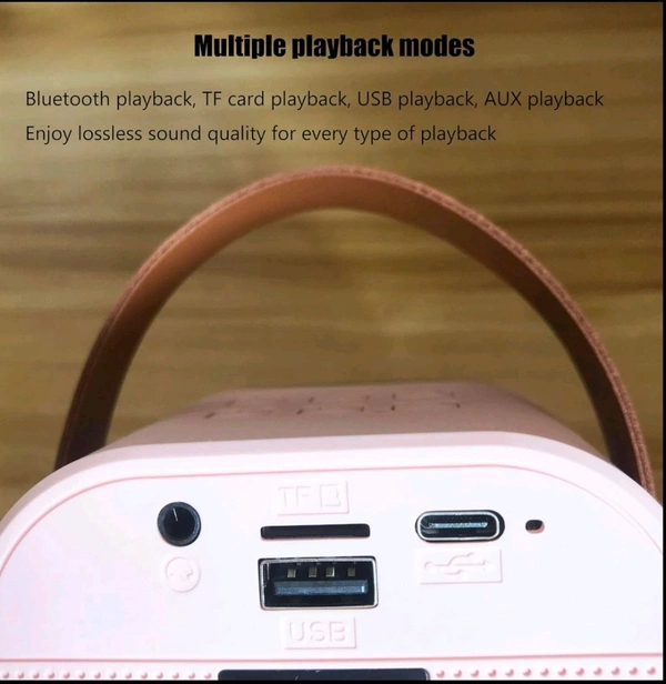 Bluetooth Speaker with Wireless Microphone